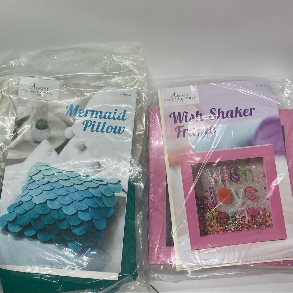 NEW! 2/$13 DIY Mermaid Pillow & Shaker Fra…